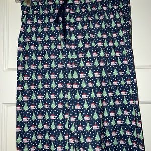BOY’S VINEYARD VINES PJ CHRISTMAS WHALE PANTS SIZE L (16)